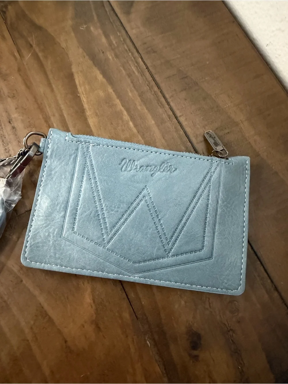 Wrangler Montana west blue/grey wallet wristlet new card holder